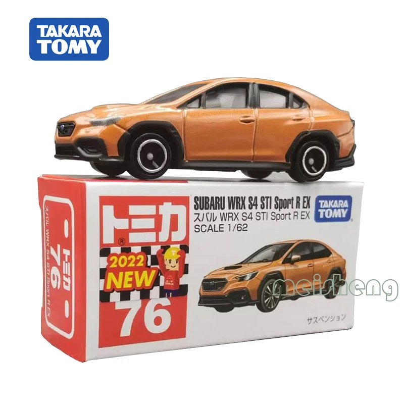 TAKARA TOMY TOMICA Scale 1/62 SUBARU WRX S4 STI Sport R EX Alloy Diecast Metal Car Model Vehicle Toys Gifts Collections takara tomy tomica scale 1 59 lotus 3 eleven sport car alloy diecast metal car model vehicle toys gifts collections