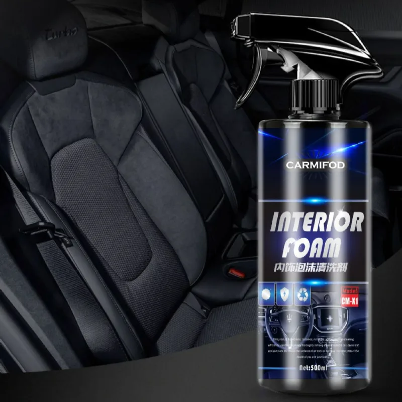 【Hot Sale】Multi-functional Foam Cleaner Car Interior Foam Cleaner Seat Belt Lint [In stock/Limited stock/Shipping