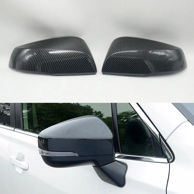 Carbon Fiber Car Wing Door Mirror Cover Outside Rearview Mirror Cap Lid
