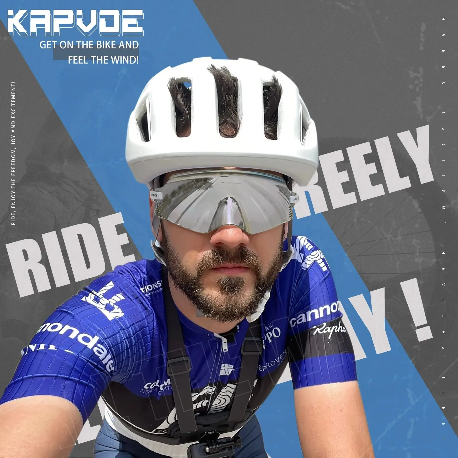 Kapvoe Cycling Glasses Mtb Bike Outdoor Sports Sunglasses Road Bicycle Men Women Goggles Running Eyewear cycling glasses