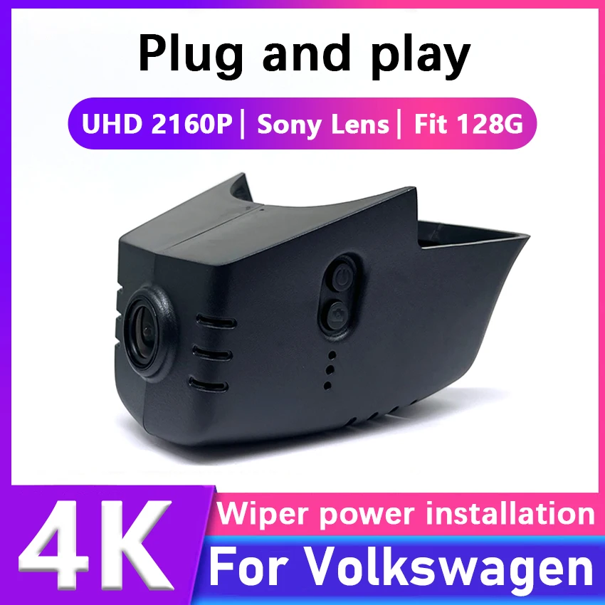 

For Volkswagen VW TALAGON 2021 2022 2023 Front and Rear Dash Cam for Car Camera Recorder Dashcam WIFI Car Dvr Recording Devices