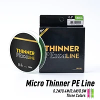 ACE HAWK BFS Fishing Line 4 Strands Braided PE Japan Monofilament MT8 Trout UL Fishing Tiny Bait Fit Tackle 2