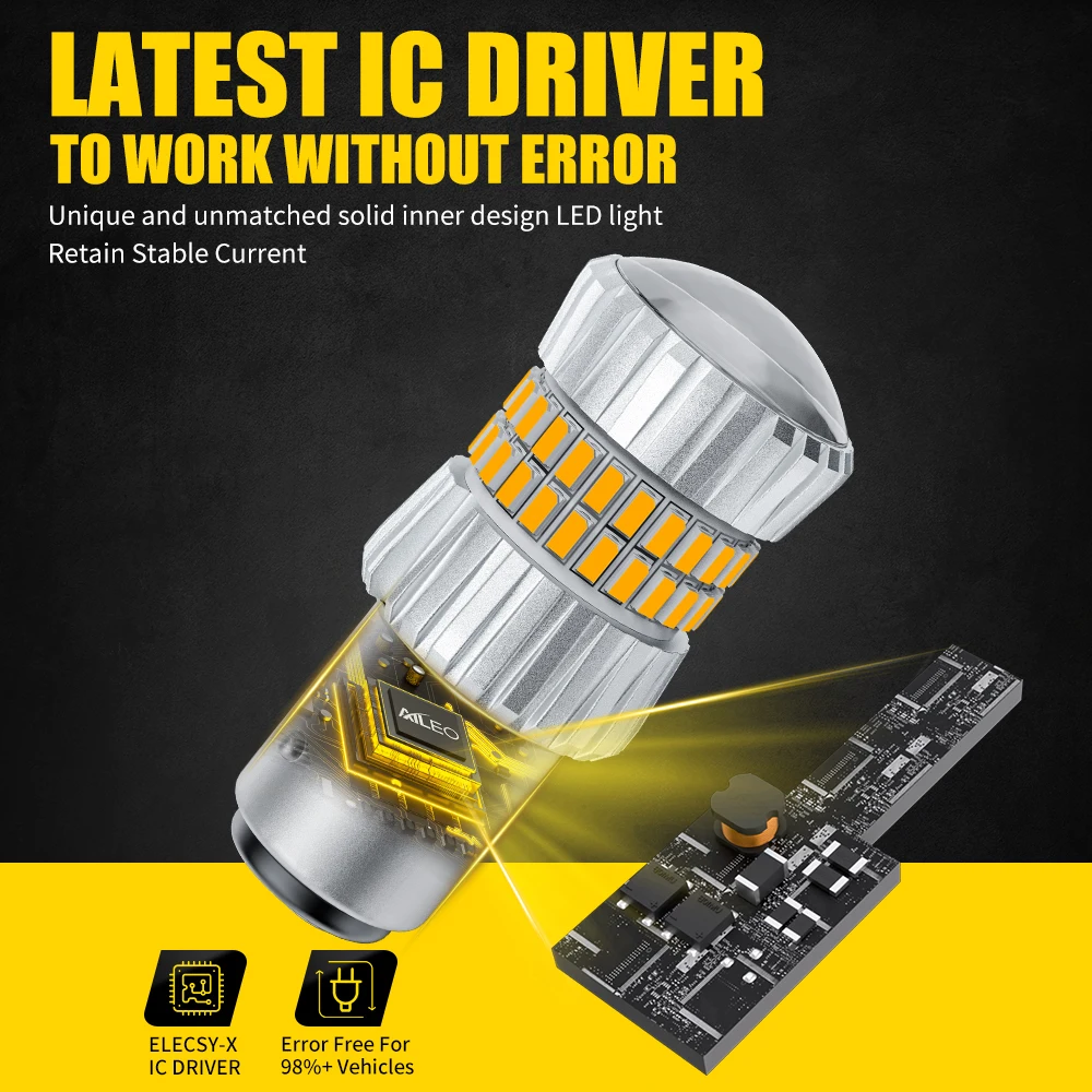 AILEO LED 1157, ڹ ȭƮ   ,  ,  극ũ  , ؼ , 5014SMD, P21/5W, P21/4W, 2 