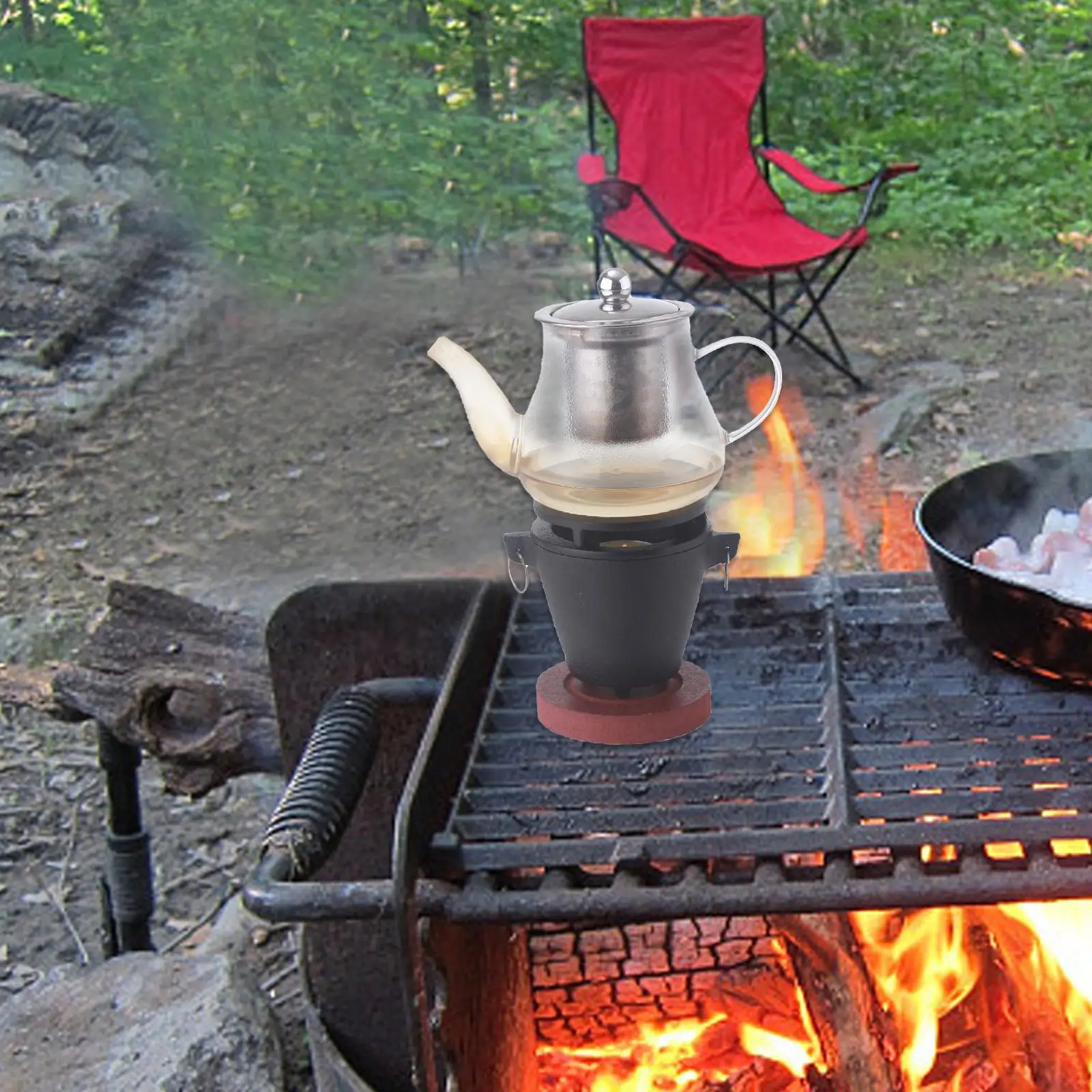 Amazon Camp Chef Cast Iron Tea Pot Cast Iron Hibachi Grill Camping