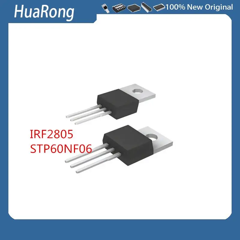 

20 шт./лот IRF2805 MOSFET N-CH 55V 75A STP60NF06 TO-220