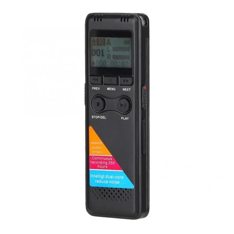 

587D 32GB Digital Voice Recorder with 80Hrs Time Voice Activated Recorder Playback Professional 1536kbps Recorder