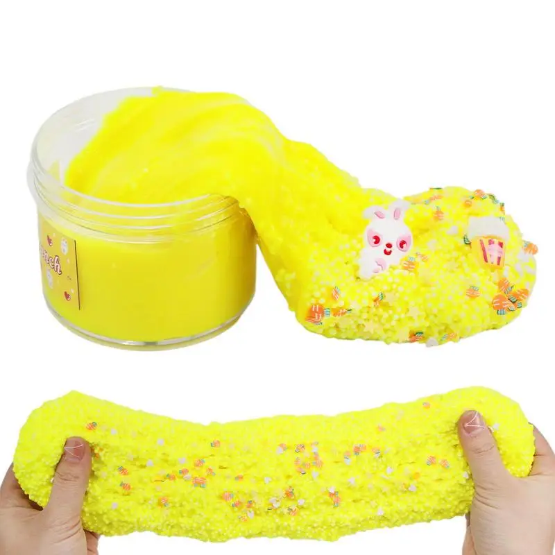 

Crispy Sludge Toy 200ml DIY Crystal Glue & Stretchy Butter Sludge Premade Bunny Sludge For Party Favor Kids Toy Stress Relief