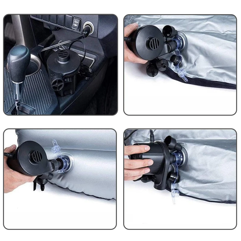 Car Travel Inflatable Mattress Back Seat Sleeping Gap Pad Mattress Air Cushion Portable Rear Part Seat Bed Camping Accessories inflatable air bed car sleeping mattress inflatable camping mattress camping mattress