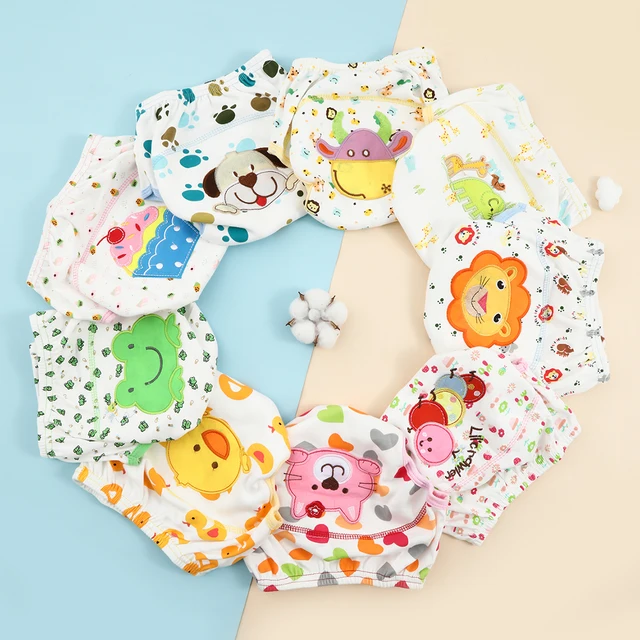 Baby Bare Cotton Cloth Diaper Unisex Reusable Infants Child Training Panties Washable Underwear Nappies - Image 5