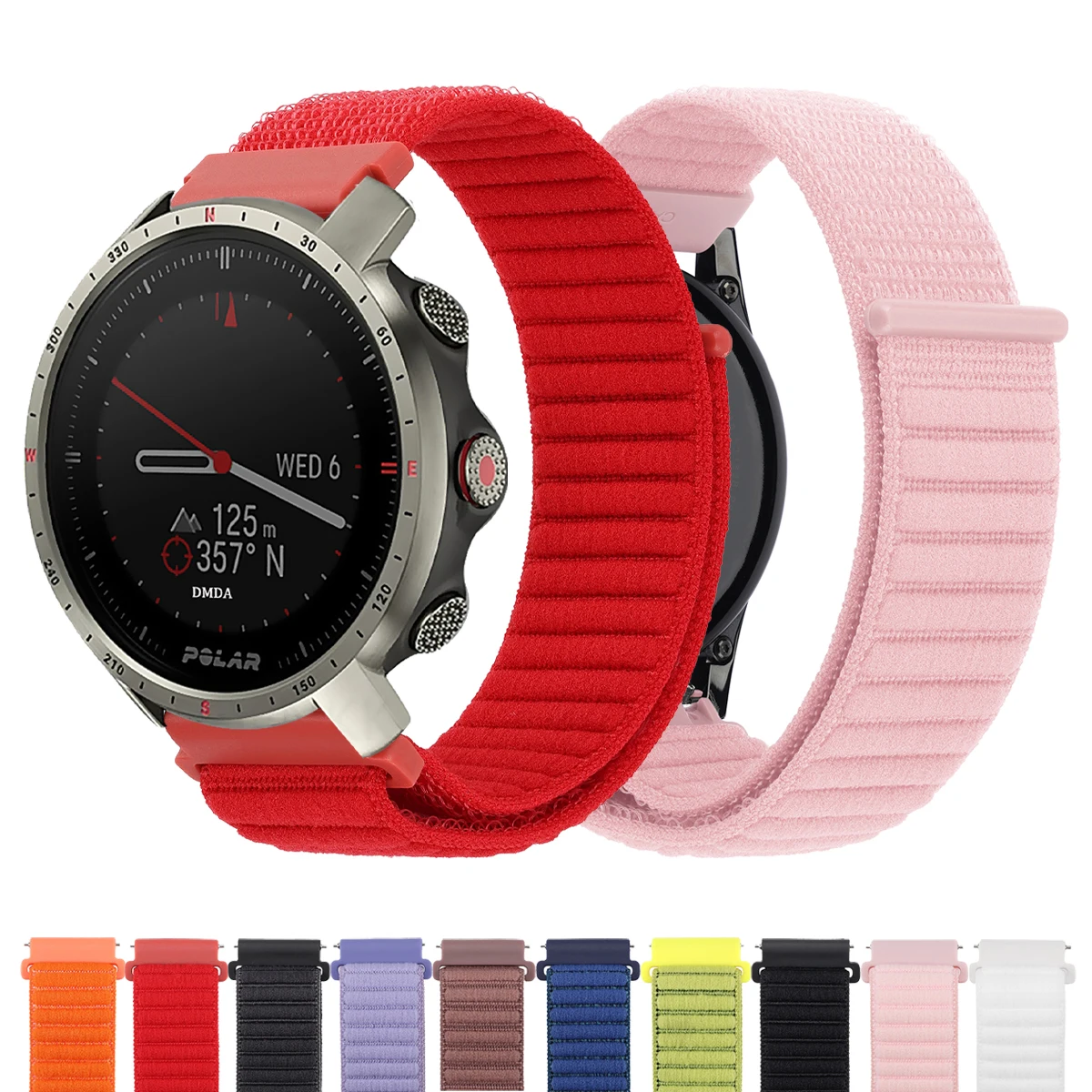 Nylon Velcro Strap - 20mm Wristband Replacement