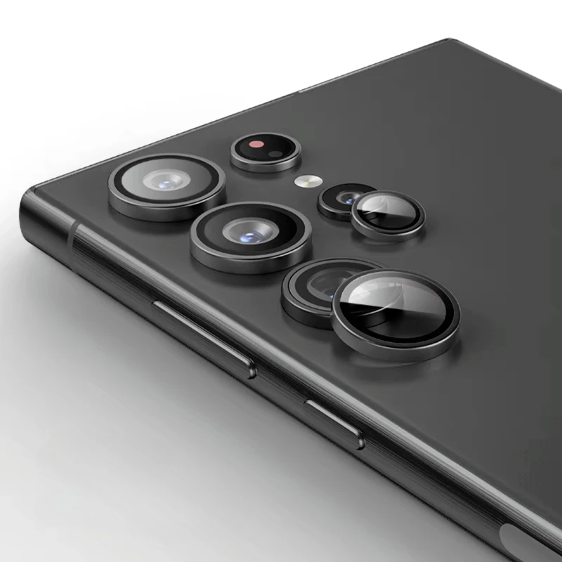 Premium Tempered Glass Camera Lens Protector with Metal Scratch Resistance
