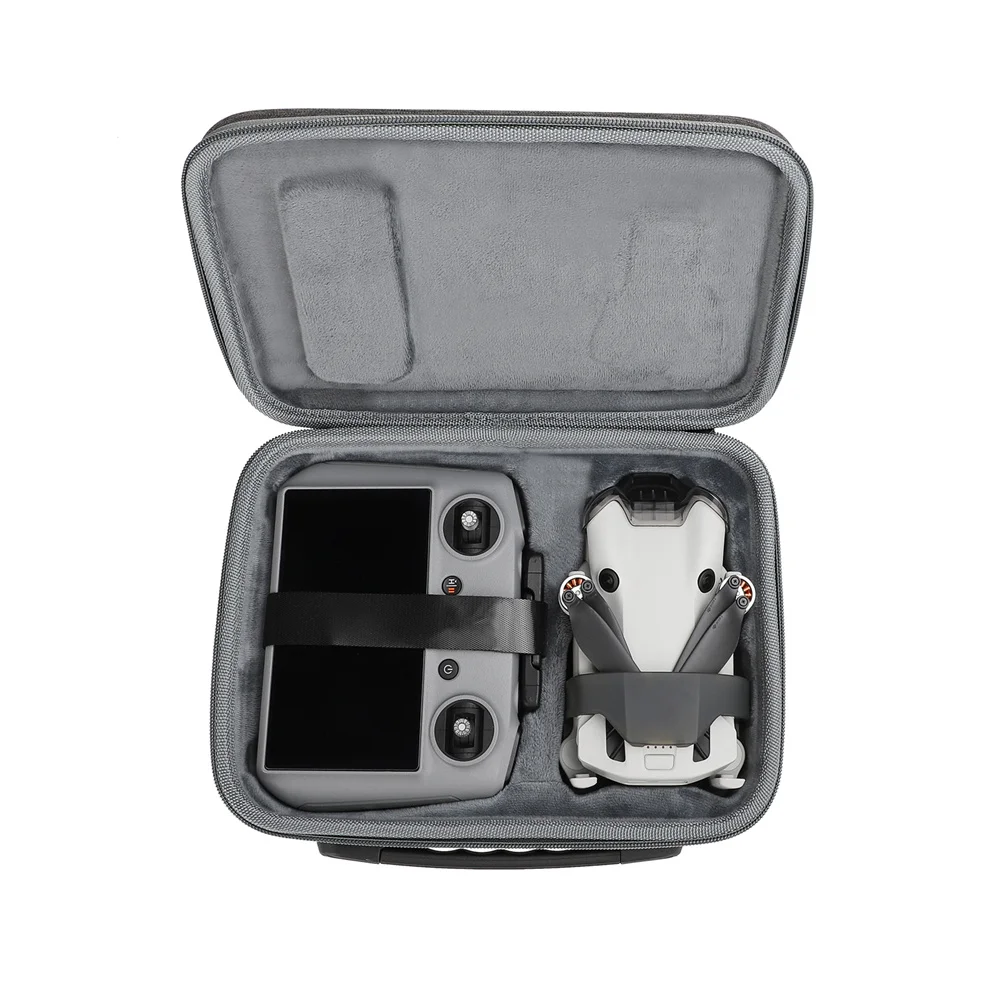 Gray Nylon Bag For DJI Mini 4 Pro RC-2 Remote Controller RC-N2 Storage Carrying Case Handle Cover Box For DJI Mini 4 Pro