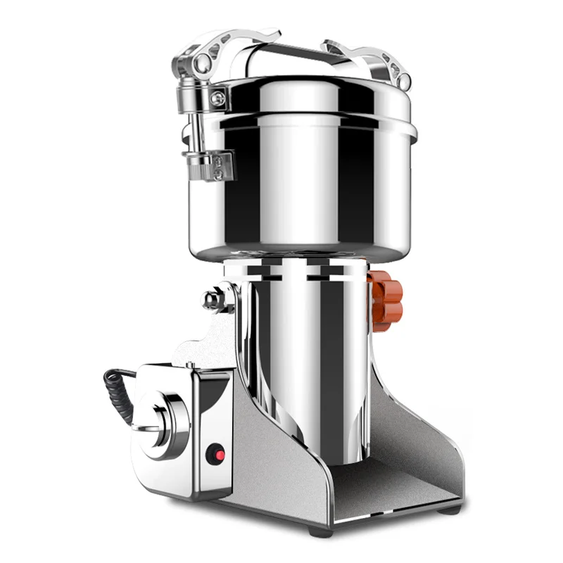 

Electric Grain Mill Grinder Stainless Steel Pulverizer Powder Machine for Dry Herbs Grains Spices Cereals Coffee Corn