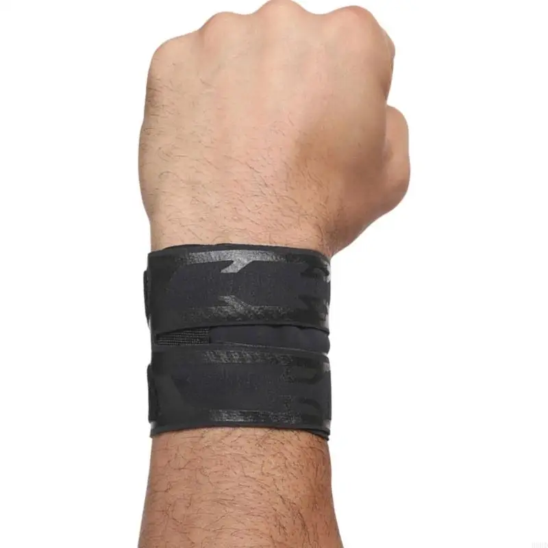 Elastische athletische Handgelenkbandage, verstellbare, atmungsaktive Handgelenkstütze für Fitnessstudio, Training, Basketball – Detail 5