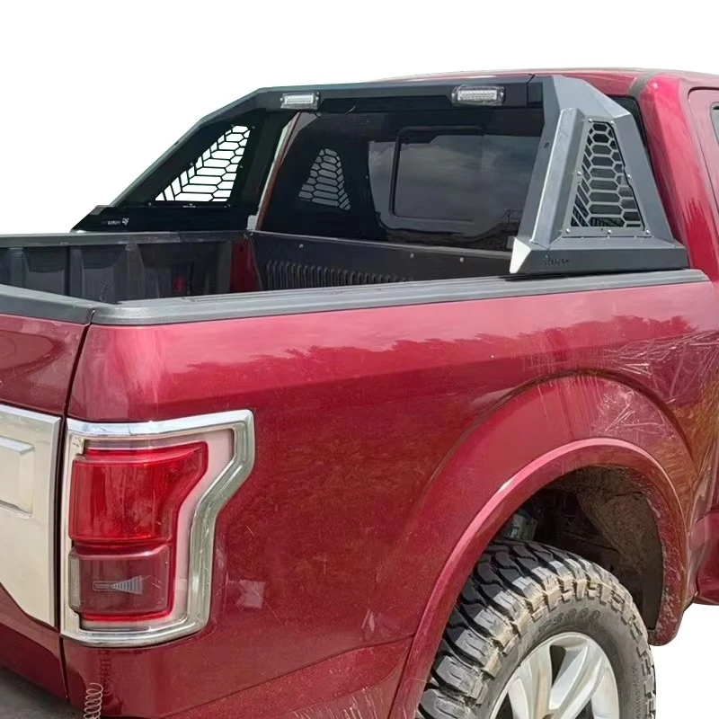 유니버설 4X4 픽업트럭 블랙 스틸 롤 스포츠 롤바 롤 케이지 골포스트 갠트리 (레인저 F150 툰드라 램 호환)