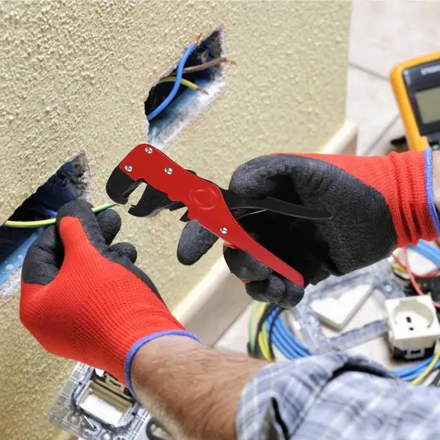 Drót Sztriptíz Kompakt Kábel Szerszám Kényelmes Markolati Vezetékes Crimper Elektronikus És Autójavításhoz 0,2-8 Mm² - Image 4