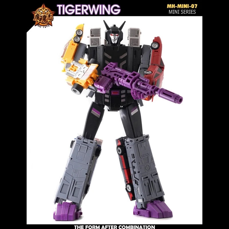 

In Stock Transformation Toy 5 In 1 Mhz Mh-Mini-07 Mini07 Tigerwing Motormaster Menasor Breakdown Wildrider Action Robot Toys