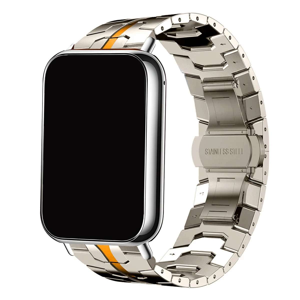 Stainless Steel Metal Bracelet Watchband - Premium Replaceable Business Strap