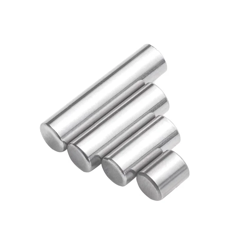1000Pcs M0.8 M1 M1.5 M2 M2.5 M3 304 Stainless Steel Cylindrical Pins Positioning 3-60mm Non-Standard Size Locat Parallel Pin