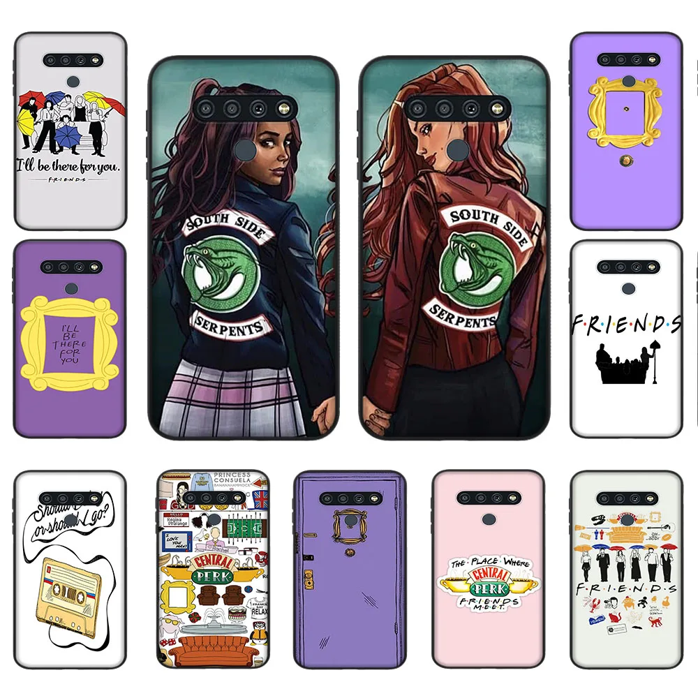 Custodia Morbida Per Samsung Galaxy S21 Plus S20 Ultra Fe S10 S10E Lite Cover Nera Dl-53 Tape Best Friends