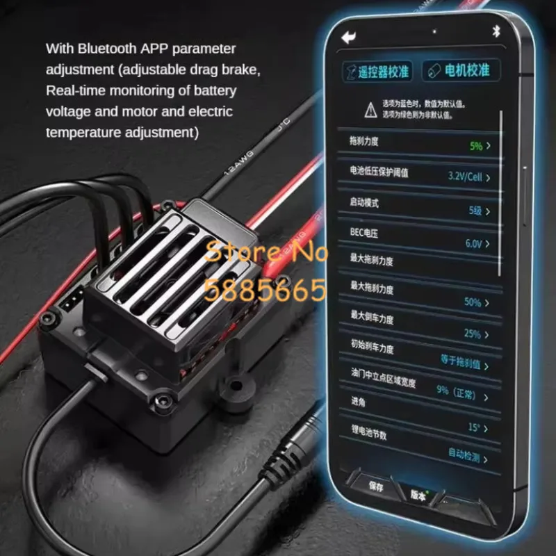 Professional Brushless Off-Road High Speed RC Truck Car 1/8 4WD Climbing Differential Lock Electric Remote Control Truck Vehicle 5