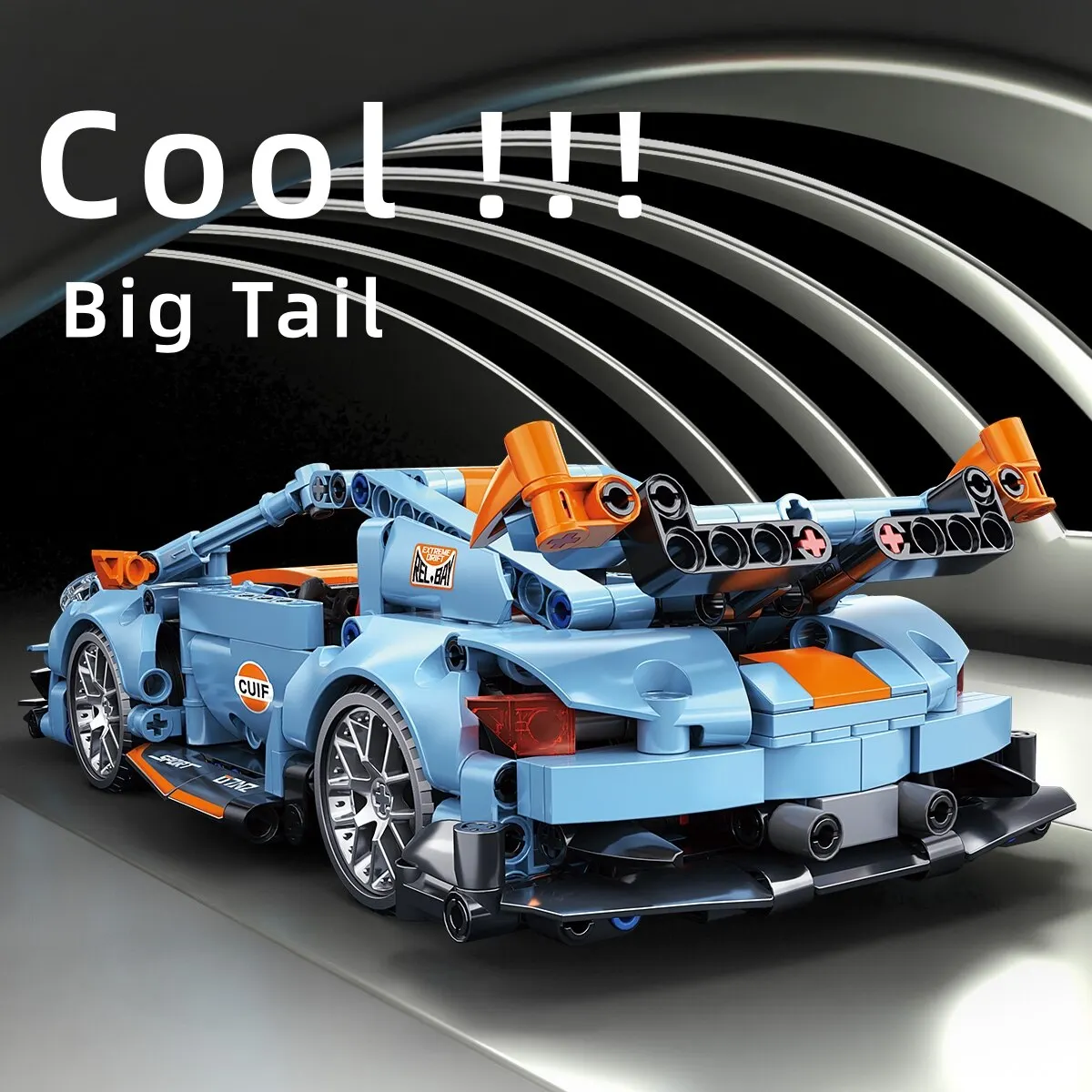 523pcs Building Blocks City Speed Car Festive Gift Giving Racing Vehicle with Super Racers Bricks Toys for Children Boy Gift 2