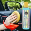 Three-Piece Car Plastic Renovation Agent Suitable for Car Interior and Exterior Plastic Repair Agent - Renovation and Maintenance, Dashboard Renovation and Maintenance, Easy Application, Gloss Protection 2