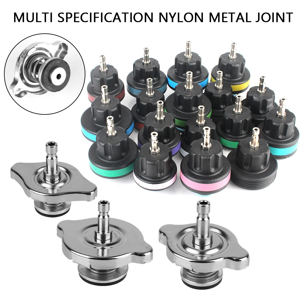 Water Tank Leak Detection Detector Tool Radiator Pressure Tester Vacuum Type Cooling System Test Car water tank pressure gauge 4