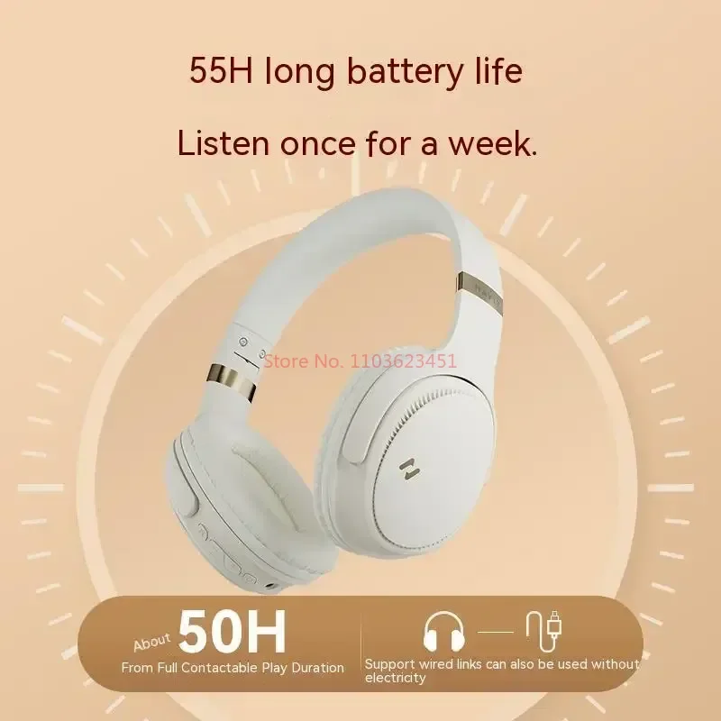 Havit Headphone H630bt Earphone Wireless Bluetooth Headset Tws Earbuds Over-Ear Noise Reduction Man Music Gaming Laptop Pc Gift