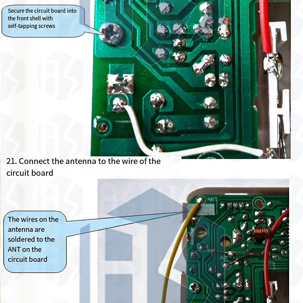EGBO 1set AM / FM Stereo AM Radio Kit / DIY CF210SP Elektronik-Bausatz für Arduino – Detail 31