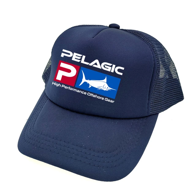 Pelagic Fishing Trucker Cap Men Funny Pelagic Hat Baseball Cap Cool Summer  Unisex Mesh Net Caps