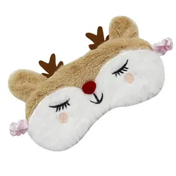 Plush Animal Sleep Mask - Cozy Blindfold for Women and Girls, Nighttime Relaxation Eyepatch (3)