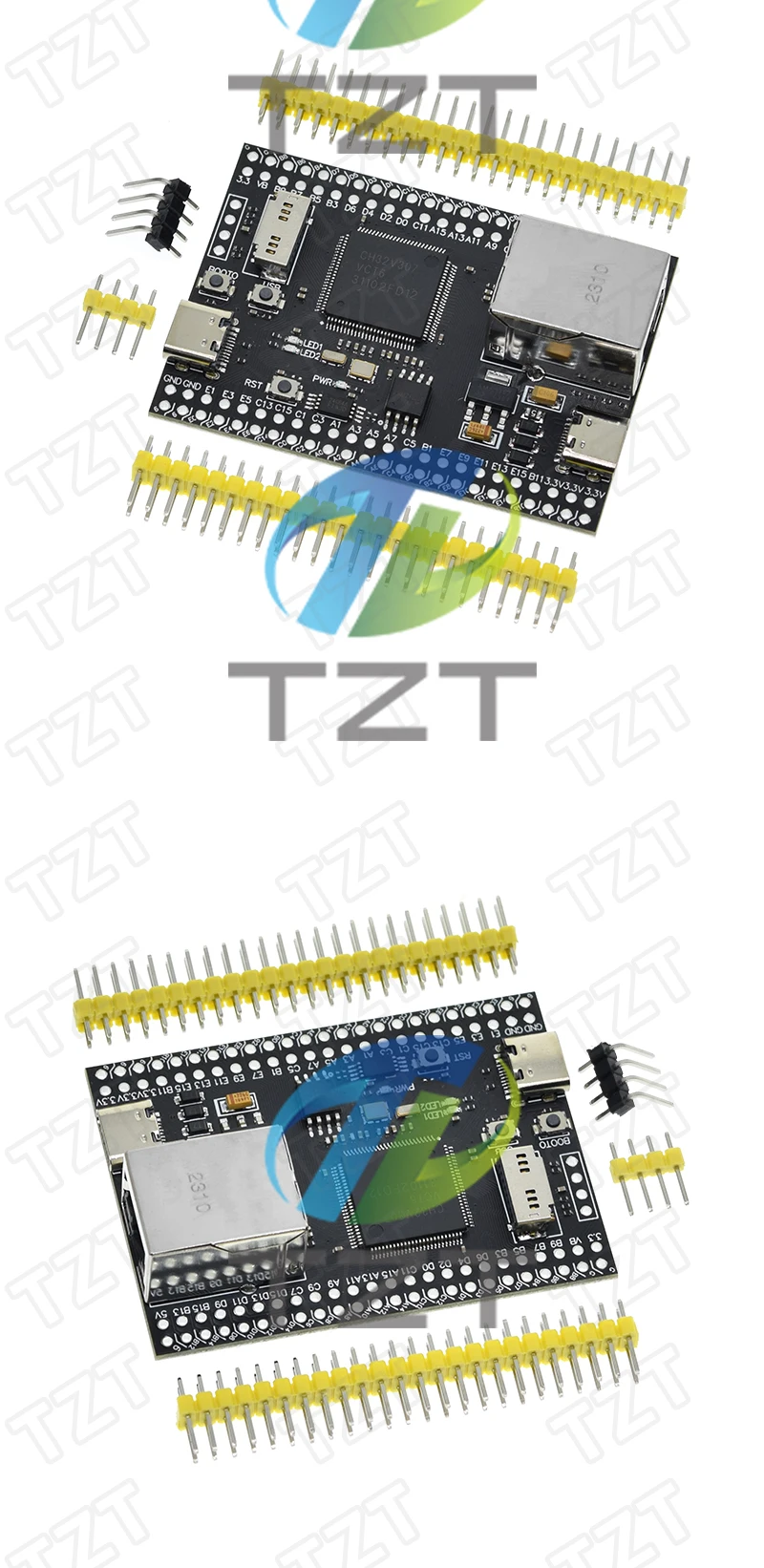 TZT CH32V307VCT6 Entwicklungsboard mit RISC-V-Kern, Unterstützung für RT-Thread, Integrierte 32-Bit-RISC-V-Controller, Unterstützung für RT-Threads für Arduino – Detail 7