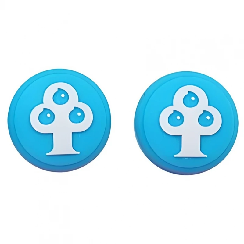 Impugnature Compatibili Per Nintendo Switch / Lite Tree Joystick Silicone Blue # Nintendo Switch (Hac-001, Hac-001(-01)) # Nintendo Switch Lite (Hdh-0