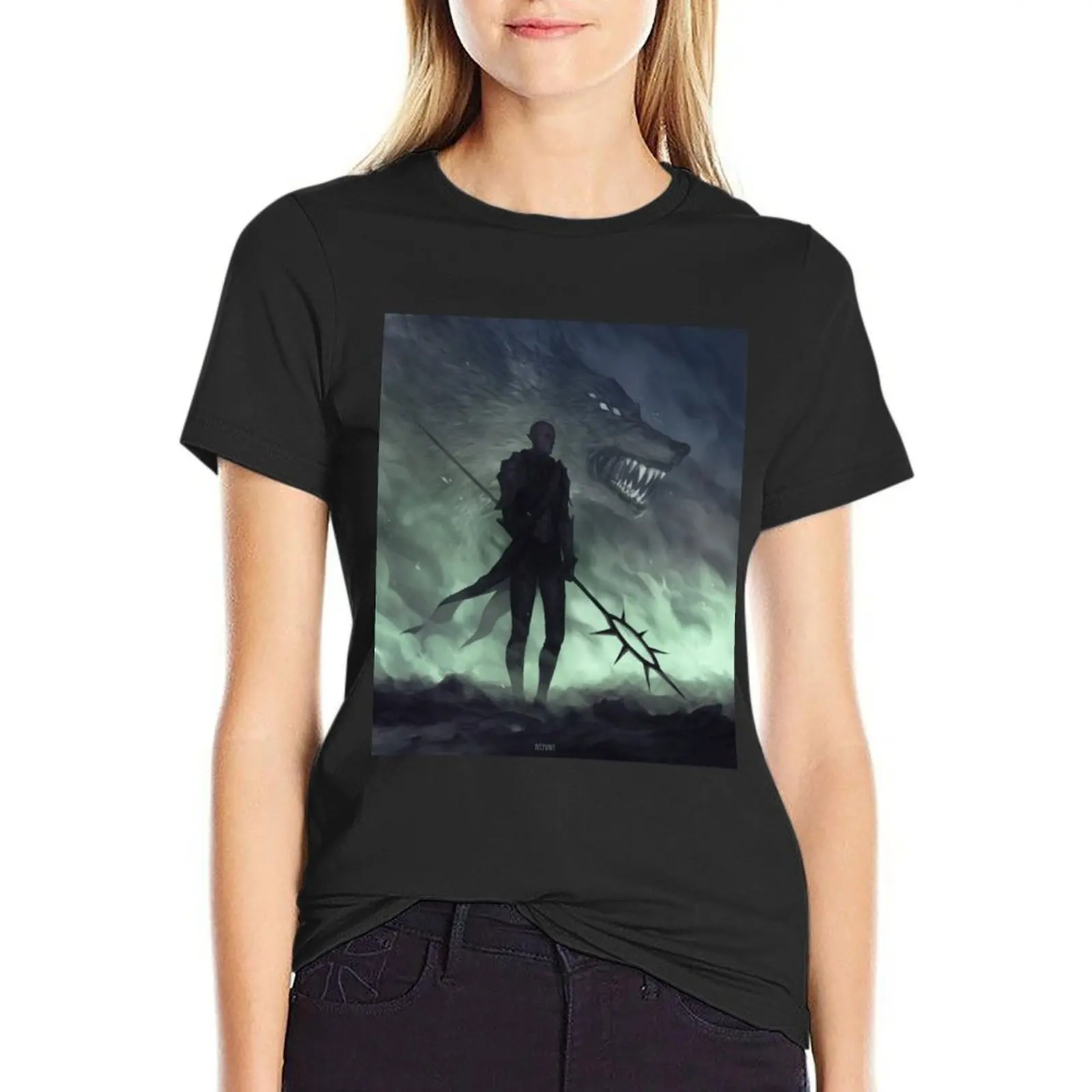 

Last stand T-shirt anime clothes hippie clothes plus size tops workout shirts for Women
