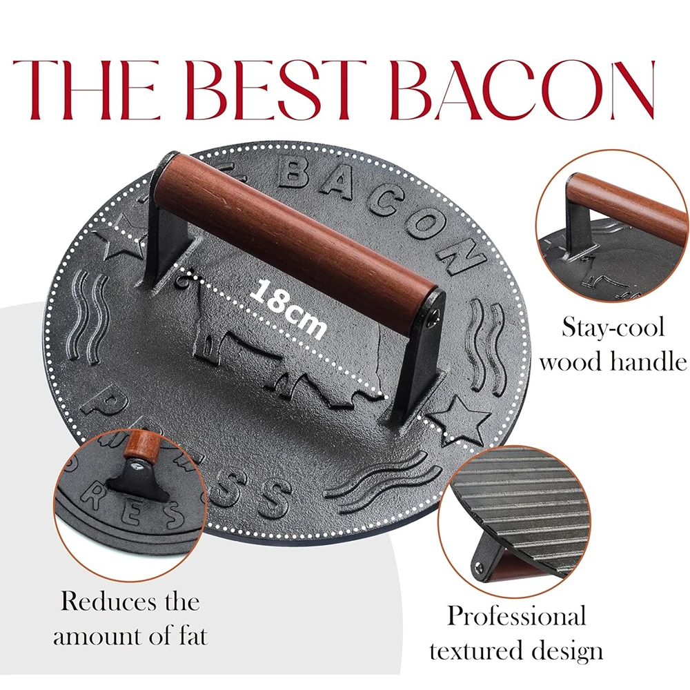 Cast Iron Grill Press 3