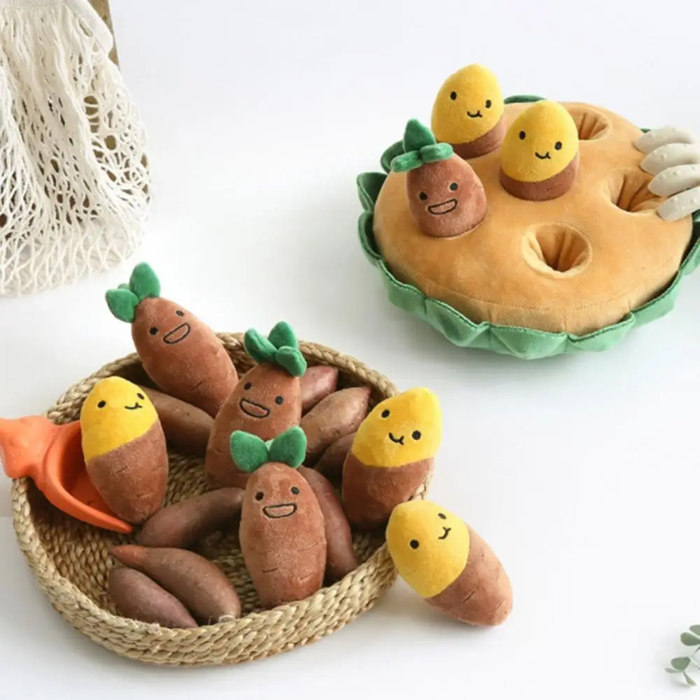

Прочная игрушка для домашних питомцев, жевательная игрушка для кошек, набор игрушек для сладкого картофеля и собак, Жевательная Удобная жевательная игрушка для кошек и собак, товары для игривых питомцев