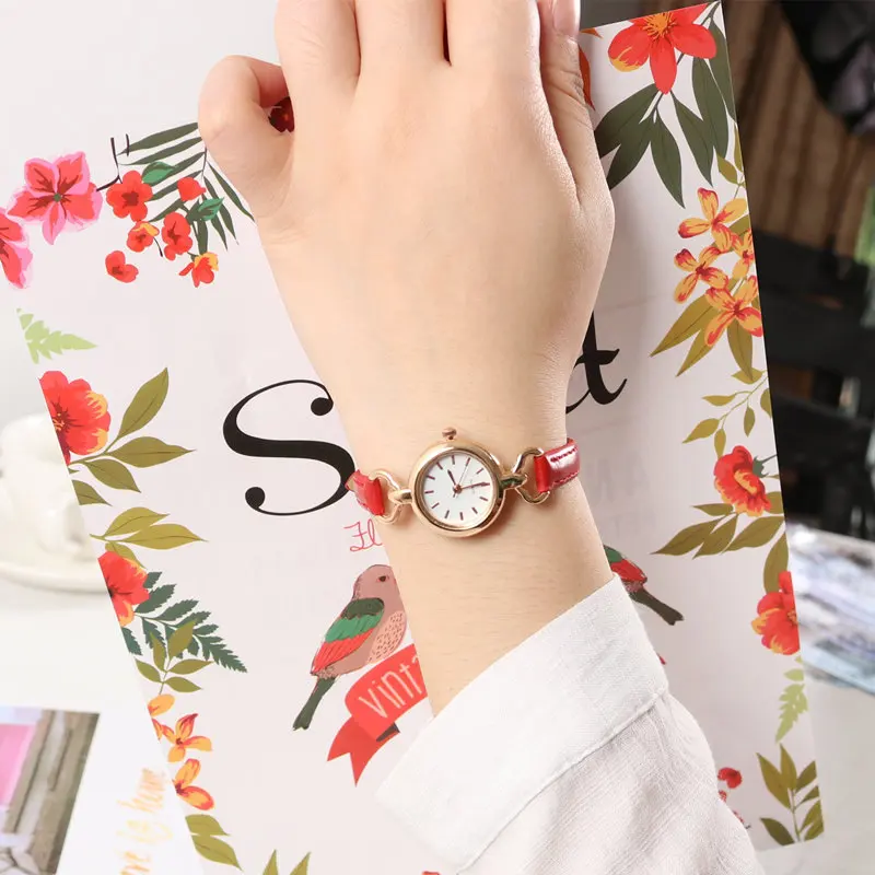 Ins Small Round Watch Women Luxury Watches Girls Quartz Wristwatches Fashion Gifts Bracelet Reloj Mujer Rosa Relogio Feminino 4
