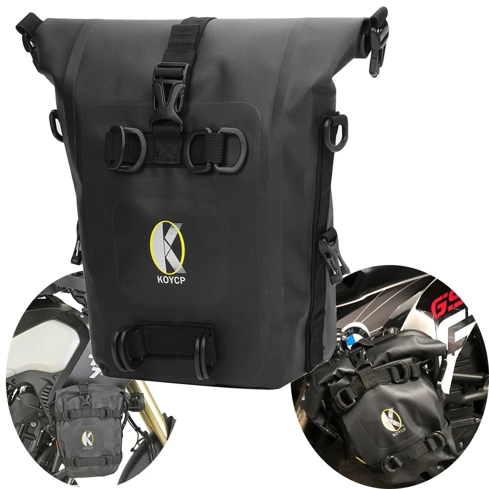Motorcycle Bag Waterproof Engine Guard Side Bags Bumper Tool