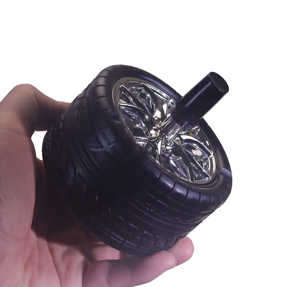 Metal Ashtray Round Rotating Self-Clearing Smokeless Office for Men Cigar Ashtray Stainless Steel Windproof Rotating cigarettes ashtray stainless steel ashtray metal ashtray