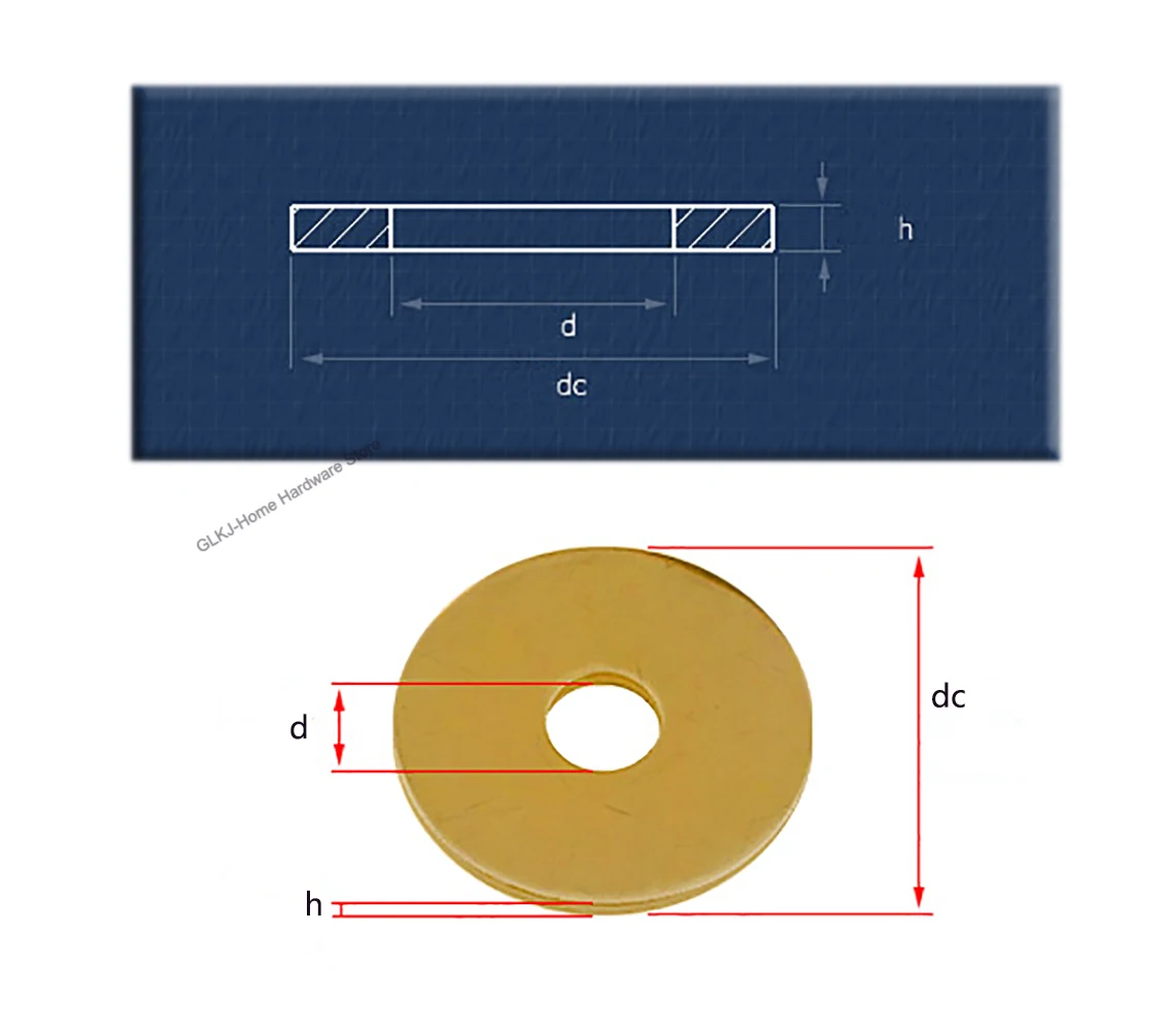 Washer Gasket Set Copper Washer Set Copper Washer Washer Gasket Brass Washer Washer Seal Set Copper Washers Solid Brass Gasket M3 M4 M5 M6 M8 M10 M12 M14 M16 M22 M24 GB97 Copper Flat Washer O-ring Gasket Thick 0.5/0.8/1/1.2-4mm