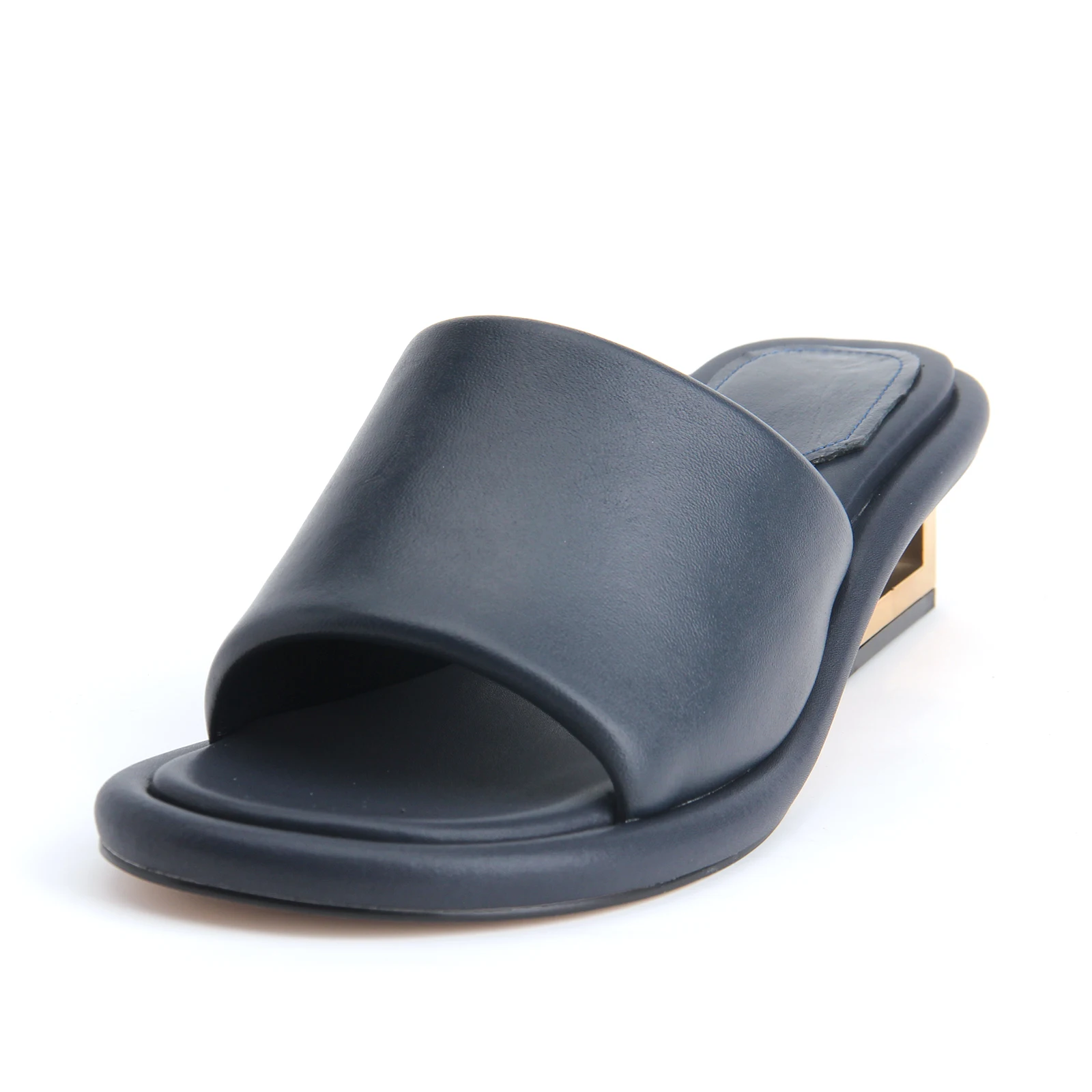 

Mid Heel Sandals Luxury Brand 2023 Designer Casual Comfortable Sandals Shoes of Women Summer Slipper