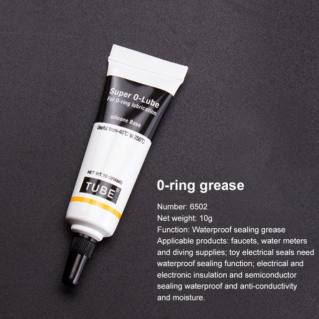 10g Lubricant Food Grade Silicone Grease Lube Multi-purpose for Printer Bike Chain Bearing Aquarium O-Ring Gears Maintenance