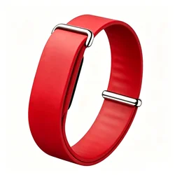 Soft Silicone Replacement Watch Band - Sport Loop Correa Wristband - GoogleFitbit Air (Red)
