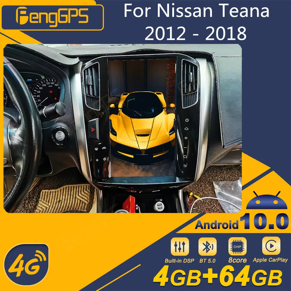 

For Nissan Teana 2012 - 2018 Android Car Radio 2Din Stereo Receiver Autoradio Multimedia Player GPS Navi Head Unit Screen
