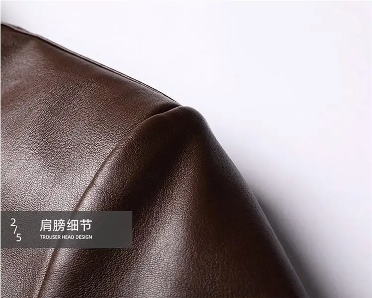 Sbc05da231b0f410b9f159e7d4953af65j Brand Pu Leather Jacket Men Autumn Winter Casual Men's Jackets Solid Clothes Soft Motorcycle Outerwear Masculinas M-3XL Mallzona