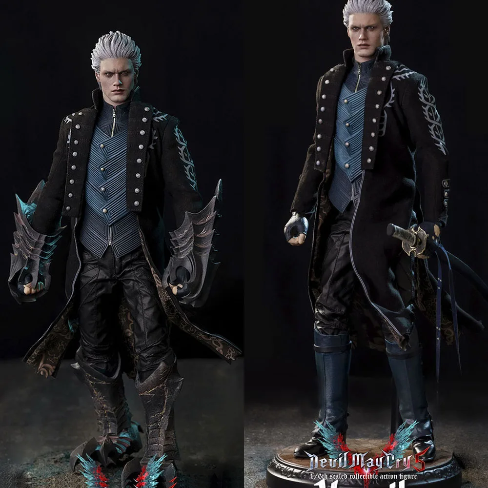 

Семейная модель DMC500 1/6, охотник на демонов Вирджил пяти поколений, любители хобби, полный комплект, 12 дюймов, коллективные модели экшн-фигурок