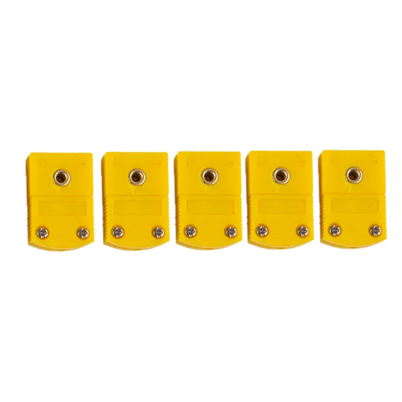 Temperature Sensors 5 Pcs K Type Male or Female Mini Connectors Plug Thermocouple Temperature Sensors