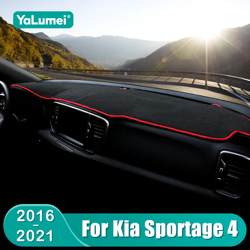 Car Dashboard Sun Shade Mat Instrument Desk Non-slip Cover Accessories Kia Sportage 4