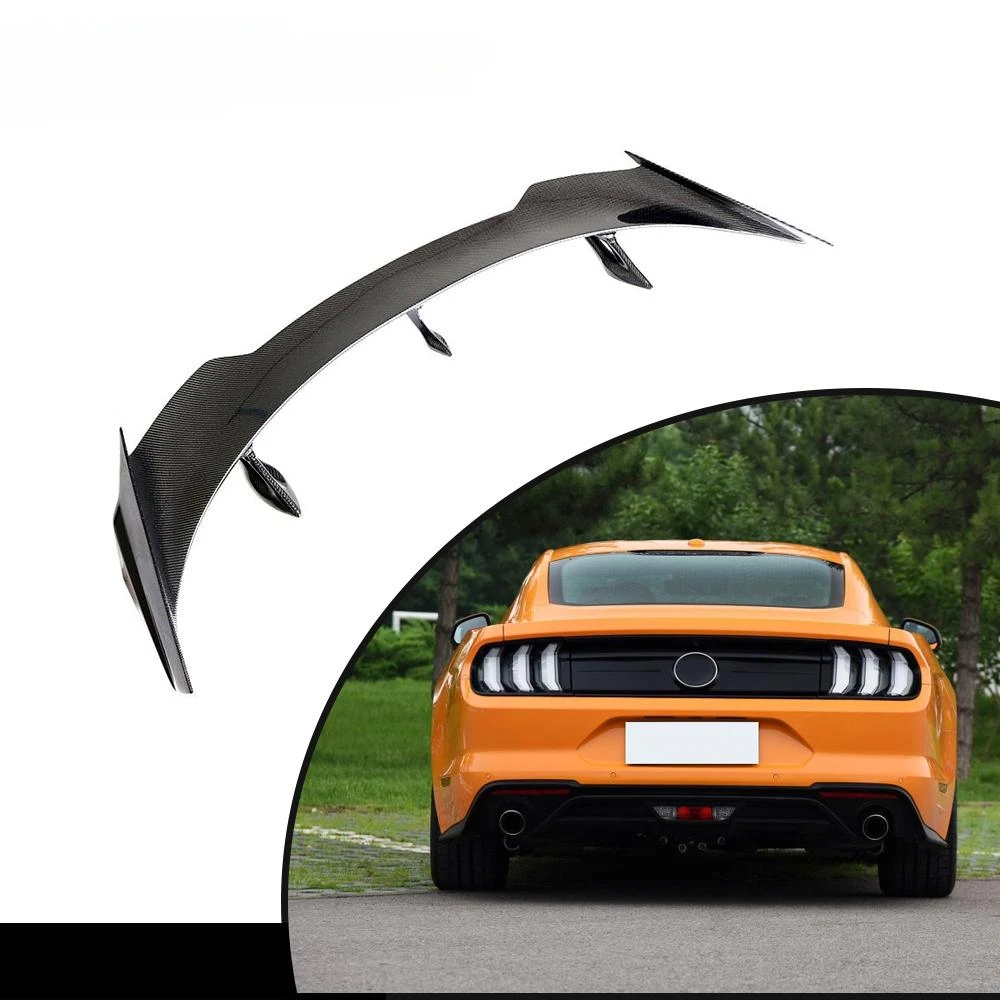 

Carbon Fiber Rear Trunk Spoiler Wing For Ford Mustang Coupe 2015 - 2019